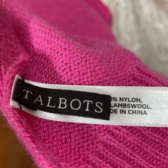 Talbots Wool Blend Fair Isle Winter Scarf - Picture 3 of 5